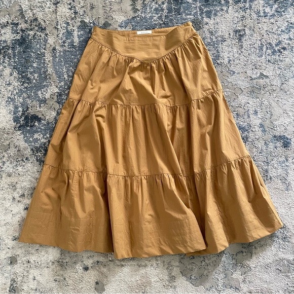 Doen Dresses & Skirts - Doen A-Line Skirt in Mustard Brown
